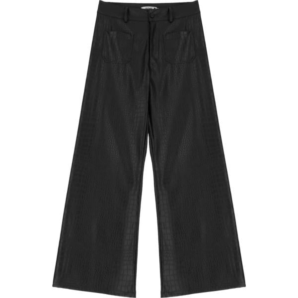 pantaloni Please nero con stampe