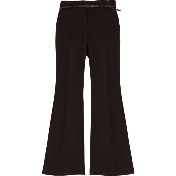 pantaloni Please marrone tinta unita