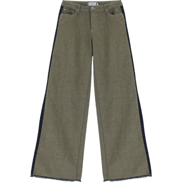 jeans a zampa Please verde