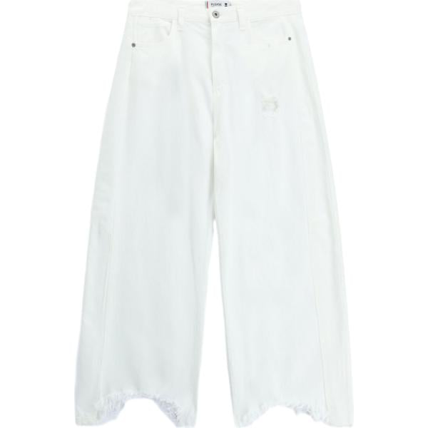pantaloni a palazzo Please bianco