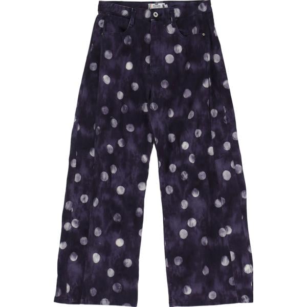 pantaloni Please nero a pois