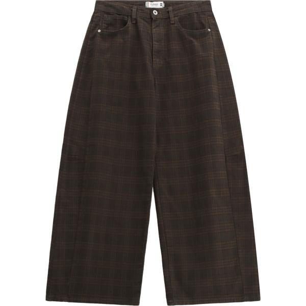 pantaloni Please nero a quadri