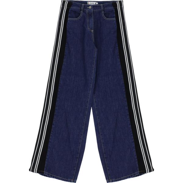 jeans Please blu a righe