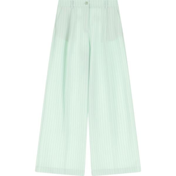pantaloni a palazzo Please blu a righe