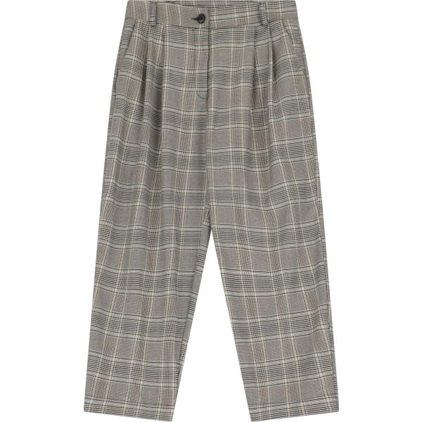 pantaloni Please grigio a quadri