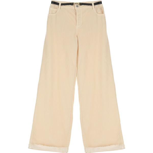 pantaloni a palazzo Please bianco