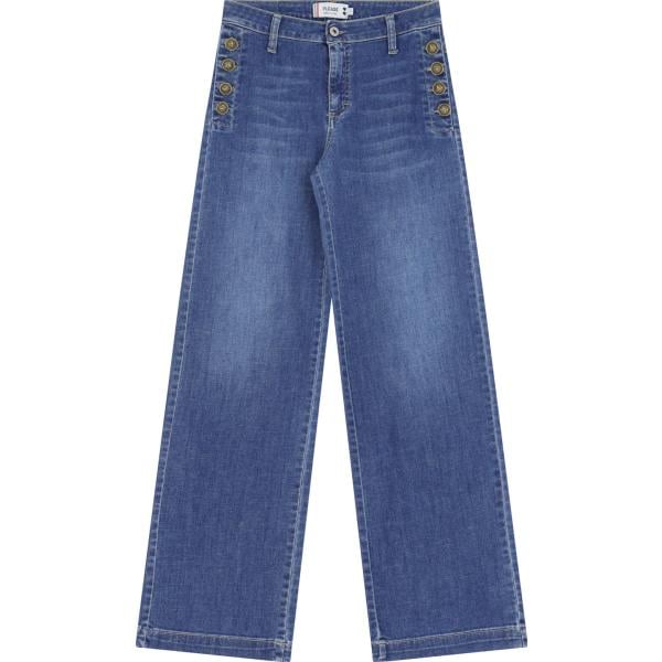 jeans a zampa Please blu