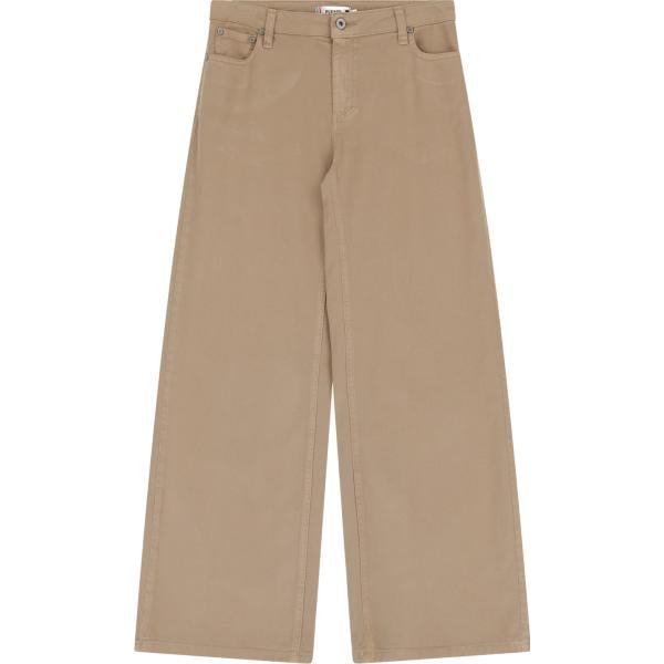 pantaloni Please marrone tinta unita