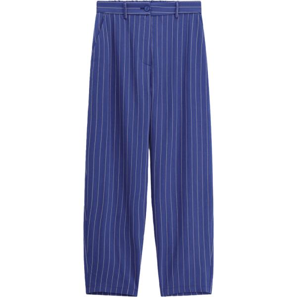 pantaloni Please blu a righe