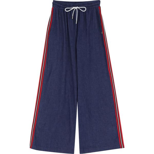 pantaloni a palazzo Please blu a righe