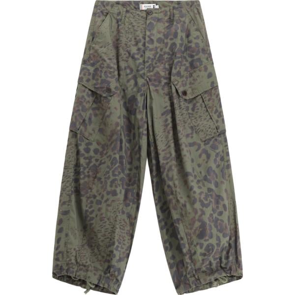 pantaloni cargo Please verde animalier