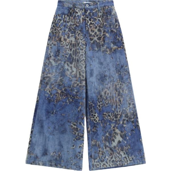 jeans Please blu animalier
