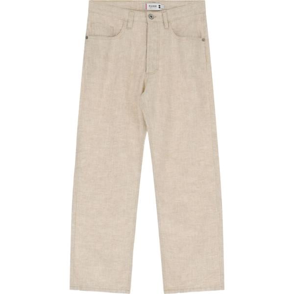 pantaloni Please marrone tinta unita