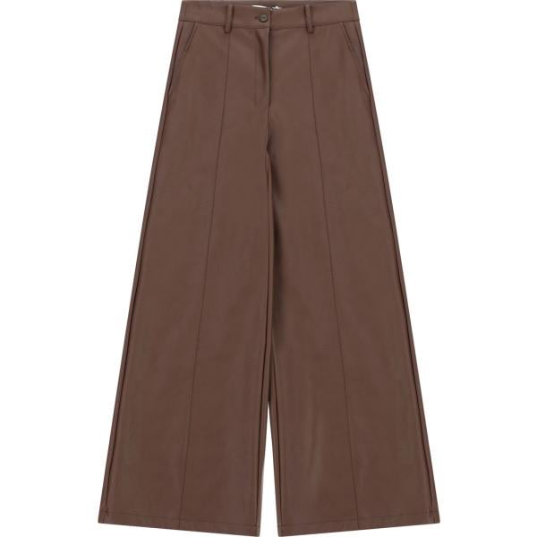 pantaloni a palazzo Please marrone