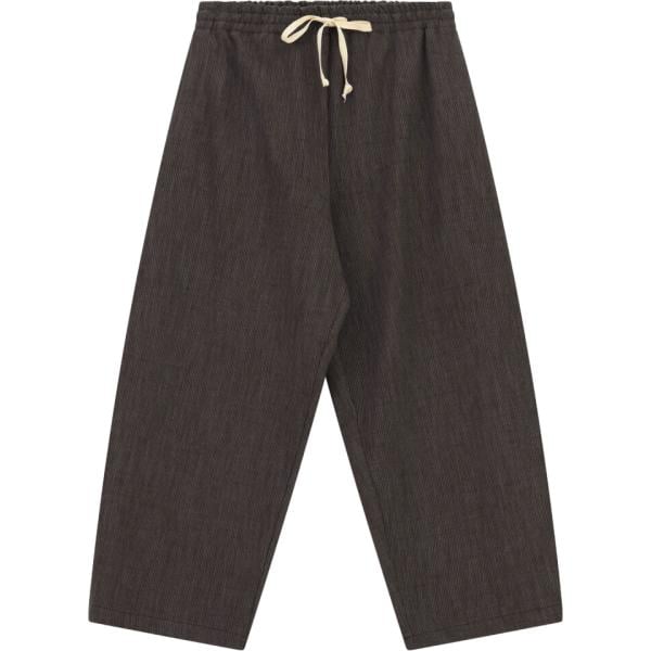 Pantaloni da donna in grigio scuro con coulisse Please