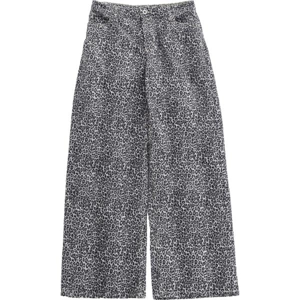 pantaloni Please grigio con stampe