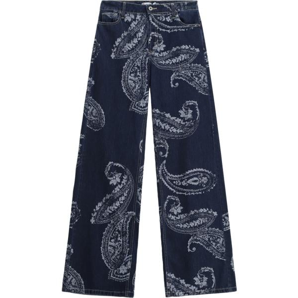 jeans Please blu paisley