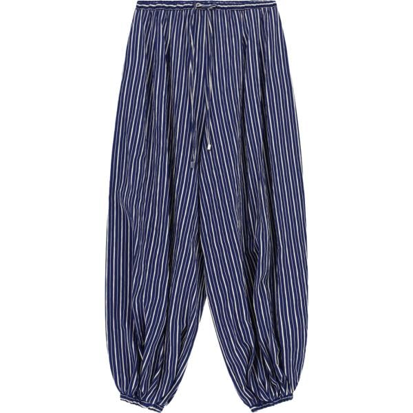 pantaloni a palazzo Please blu a righe