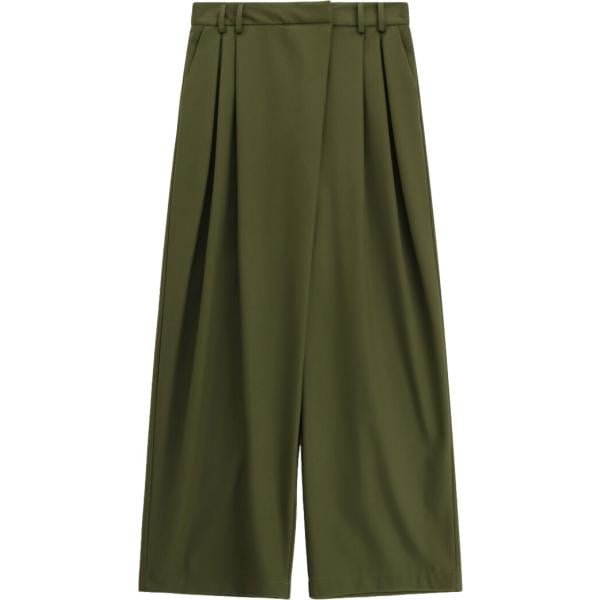 pantaloni a palazzo Please verde