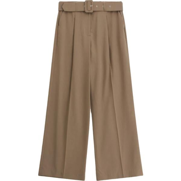 pantaloni a palazzo Please marrone