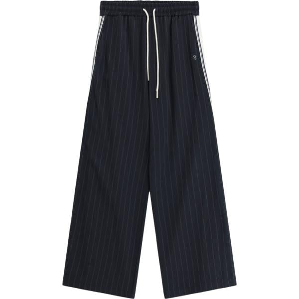pantaloni a palazzo Please blu a righe