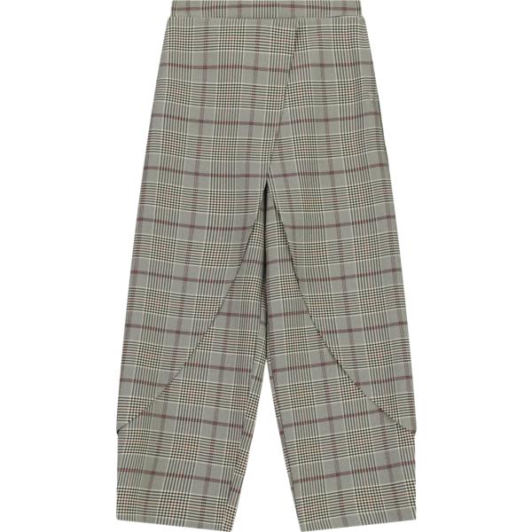 pantaloni Please bianco a quadri