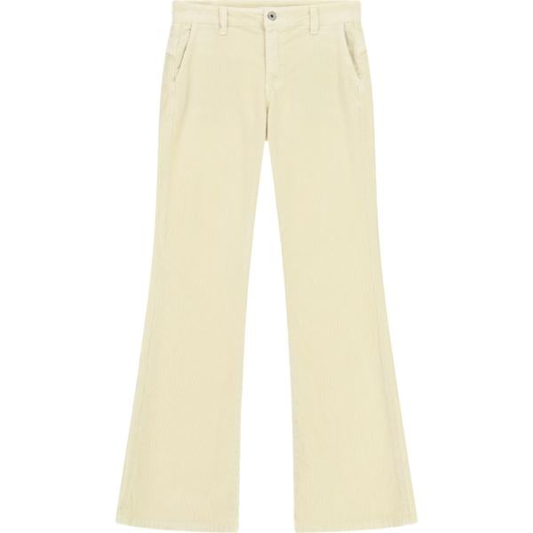 Pantaloni da donna forma svasata in beige sabbia Please