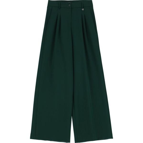pantaloni a palazzo Please blu tinta unita
