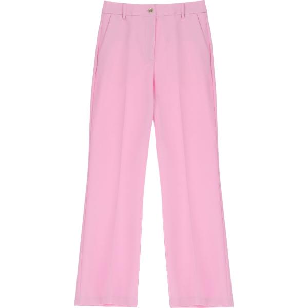 pantaloni Please rosa tinta unita