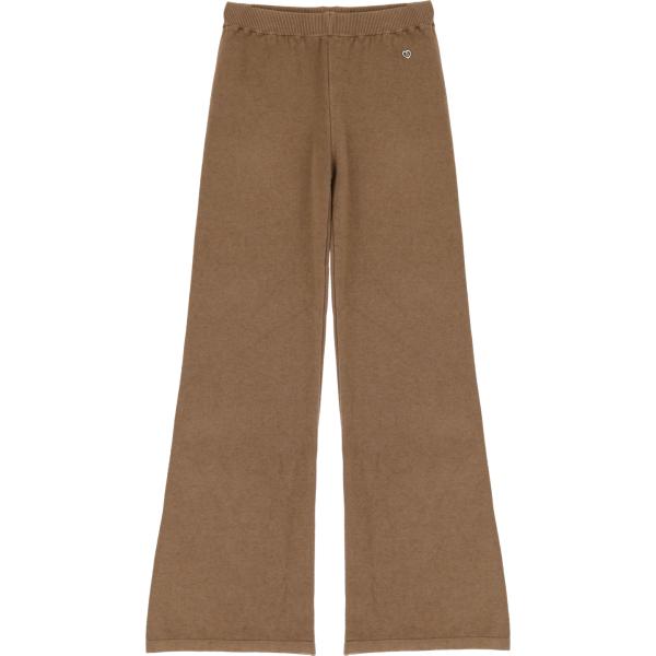 pantaloni Please marrone tinta unita