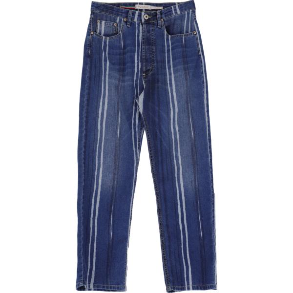 jeans dritti Please blu a righe