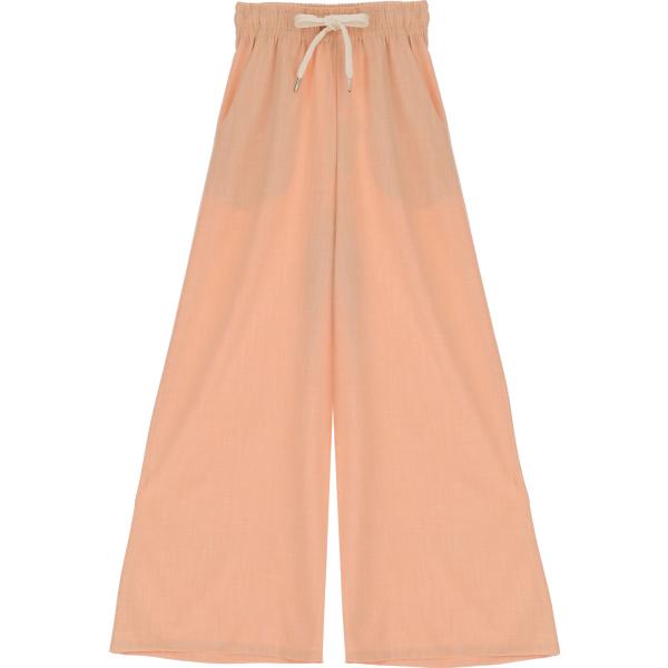 pantaloni a palazzo Please arancione tinta unita