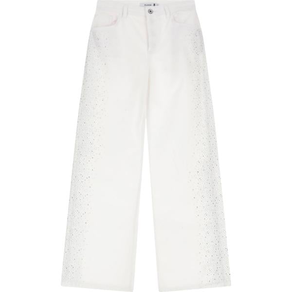 pantaloni Please bianco