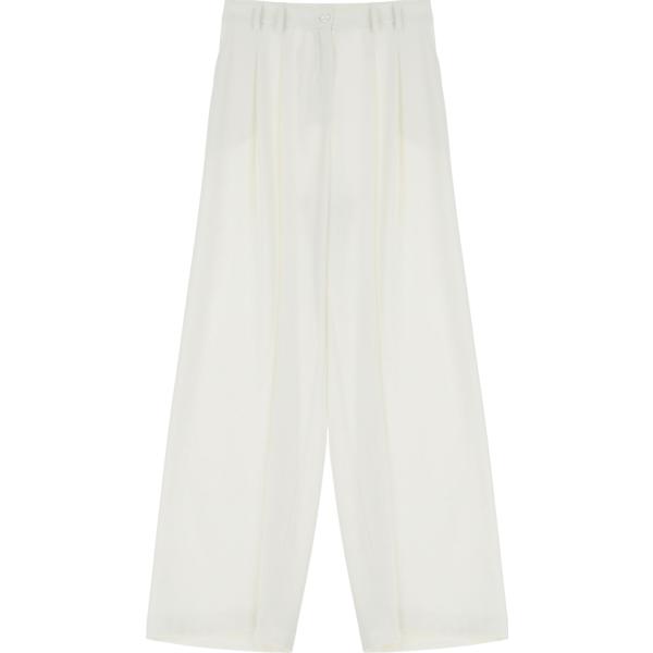 pantaloni a palazzo Please bianco