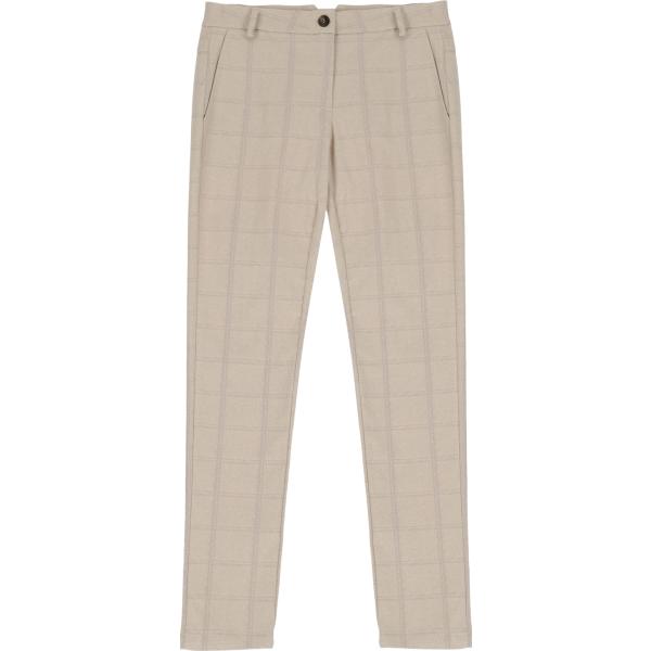 pantaloni Please viola a quadri