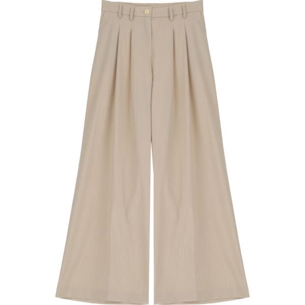pantaloni a palazzo Please marrone
