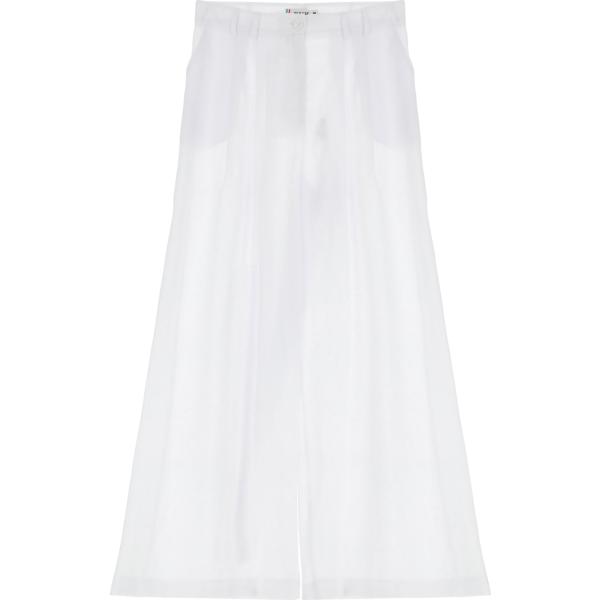 pantaloni a palazzo Please bianco