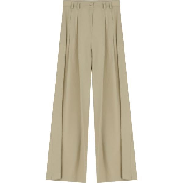 pantaloni a palazzo Please verde
