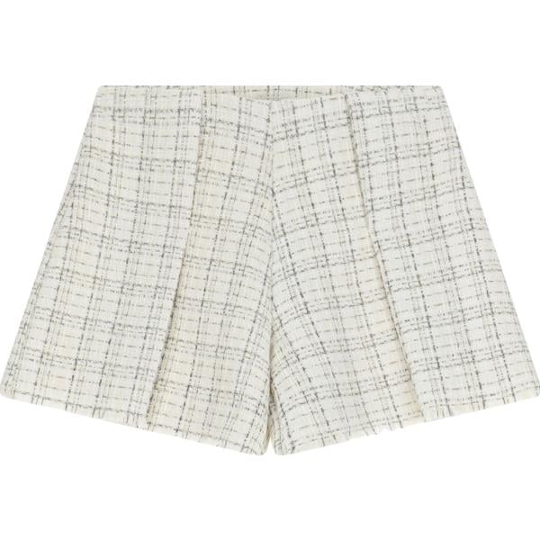 shorts Please bianco con stampe