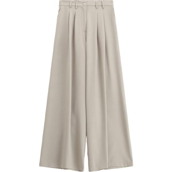 pantaloni a palazzo Please grigio a righe