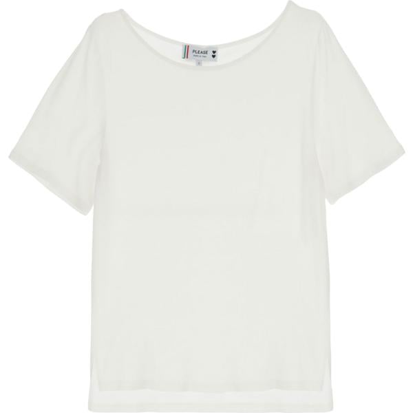 t-shirt Please bianco