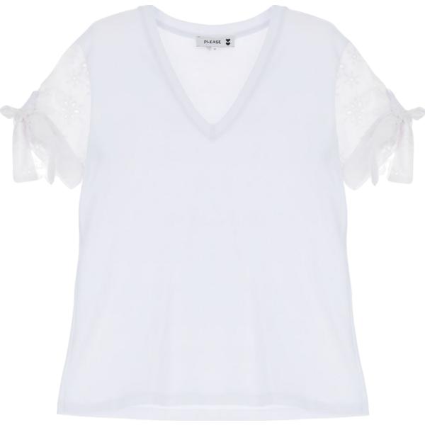 t-shirt Please bianco