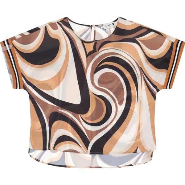 bluse Please multicolore con stampe