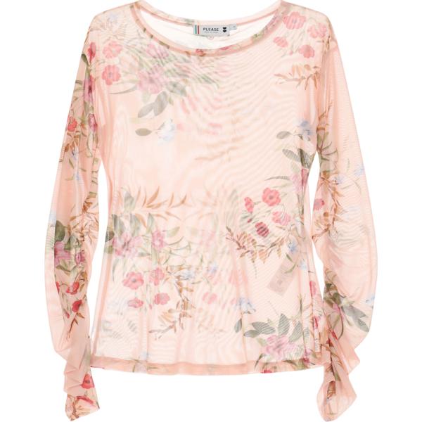 top Please rosa a fiori