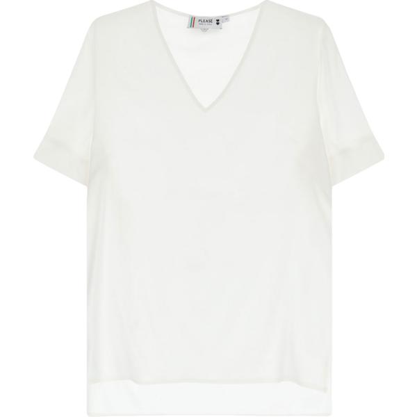 t-shirt Please bianco
