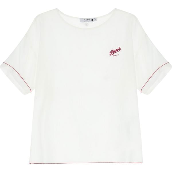 t-shirt Please bianco
