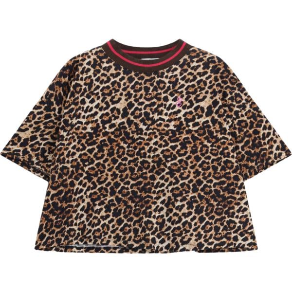t-shirt Please nero animalier