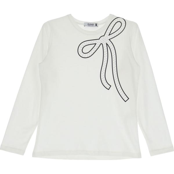 maglieria Please bianco con stampe