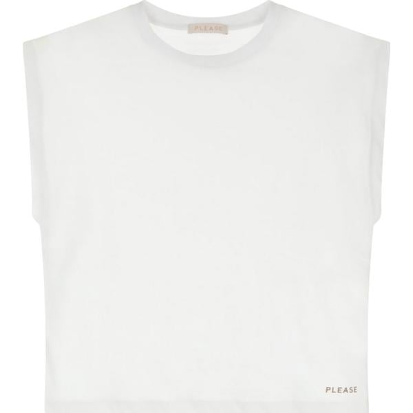t-shirt Please bianco