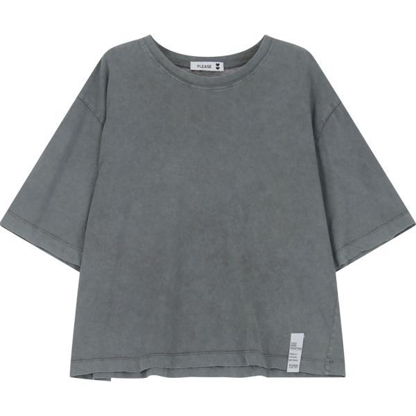 t-shirt Please grigio
